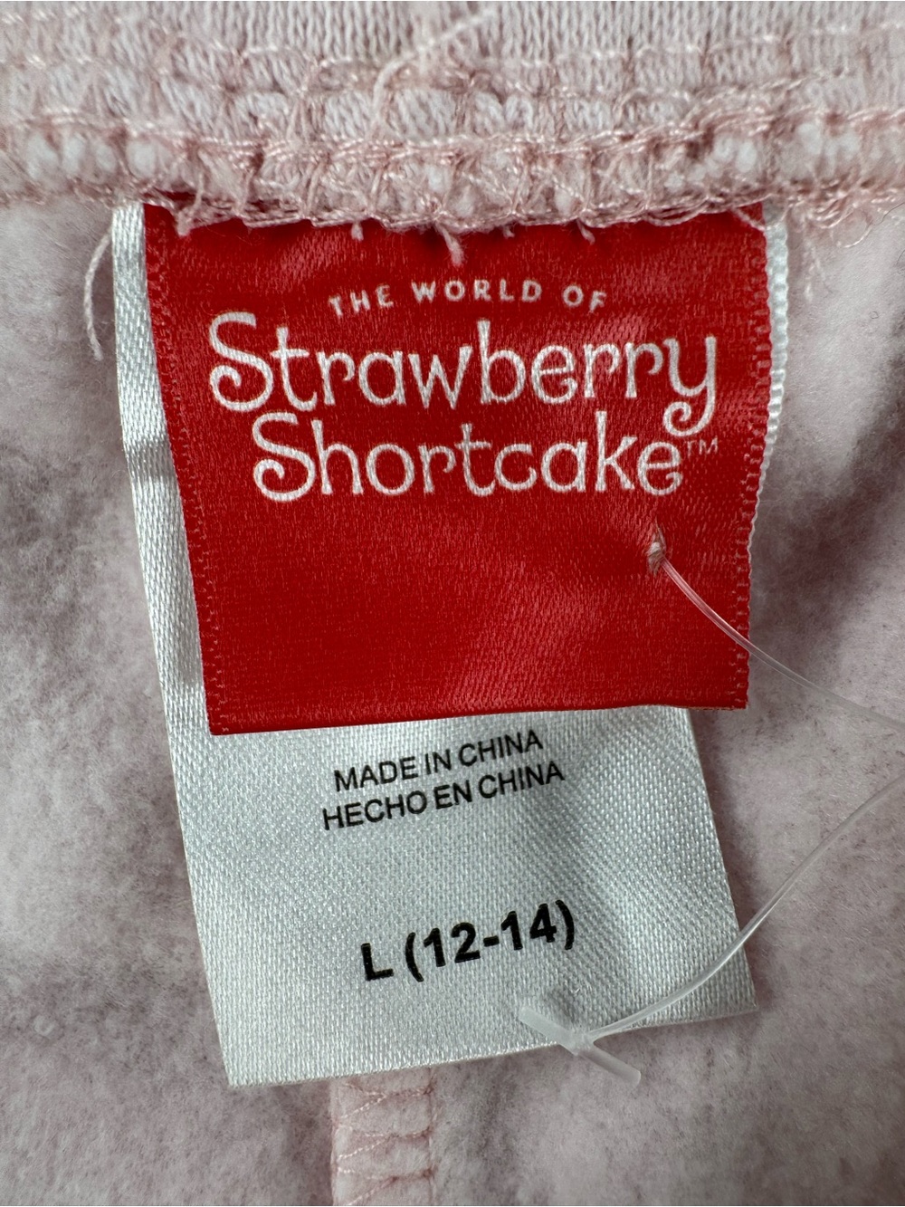 Strawberry Graphic Pink Jogger Pant with Drawstring Waist - Picture 2 of 7